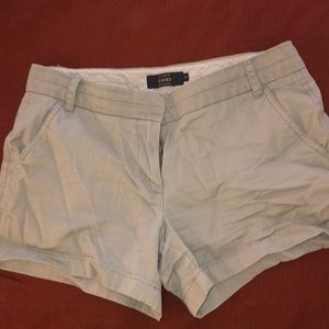 J. Crew Chino Shorts Size 8 Grey